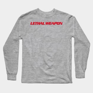 Lethal Weapon Titles (straight version) Long Sleeve T-Shirt